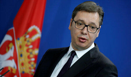Will einen Gebietsaustausch mit Kosovo: Der serbische Präsident ...