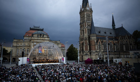 Am Freitag abend veranstalteten die Chemnitzer Theater ein Konze...