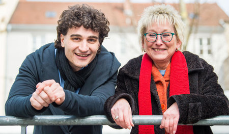 Ates Gürpinar und Eva Bulling-Schröter, Spitzenkandidaten der Li... Ates Gürpinar und Eva Bulling-Schröter, Spitzenkandidaten der Li...