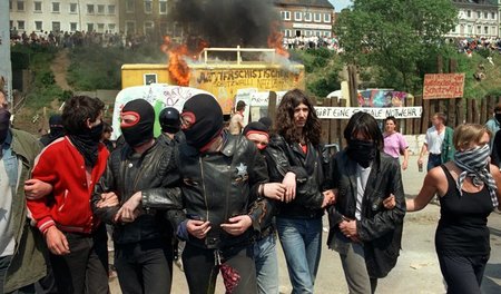 Lust, auf der Spur zu bleiben: Häuserkampf in der Hamburger Hafe...