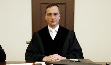 Grund für gute Laune: Für den Hamburger Richter Marc Tully geht ...
