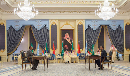 Feierliche Zeremonie: Äthiopiens Regierungschef Abiy Ahmed Ali (...