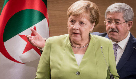 Gern gesehende Wahlkampfunterstützung: Bundeskanzlerin Angela Me...