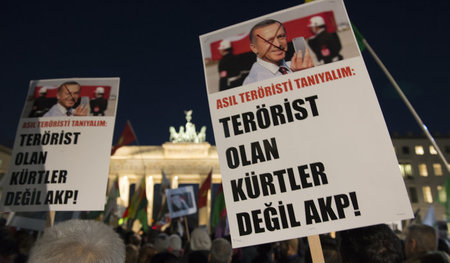 Kundgebung gegen die Repression in der Türkei am 4. November 201...