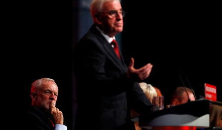 Sozialdemokratisches Konzept: Labour-Schattenfinanzminister John...