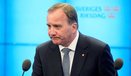 Nur noch geschäftsführend im Amt: Schwedens Ministerpräsident St... Nur noch geschäftsführend im Amt: Schwedens Ministerpräsident St...