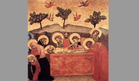 Giotto di Bondone: Grablegung Christi (um 1320), Fresko in Padua