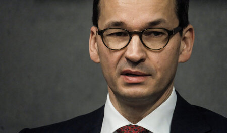 Der heutige polnische Regierungschef Mateusz Morawiecki wurde 20...