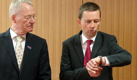 Konservativ bis in die Knochen: Hans-Olaf Henkel und Bernd Lucke...