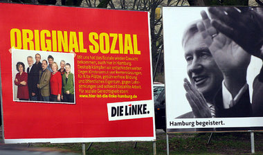 Wahlkampf in Hamburg: Noch lacht CDU-Bürgermeister Ole von Beust Wahlkampf in Hamburg: Noch lacht CDU-Bürgermeister Ole von Beust