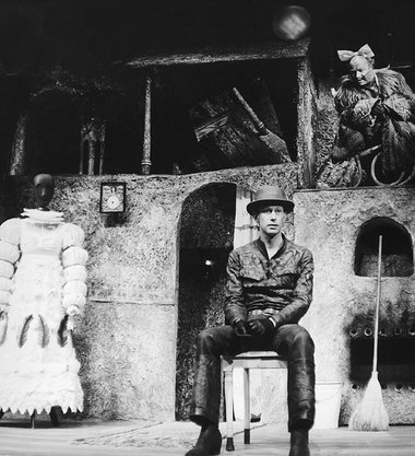Esche im März 1965 im "Drache" am Berliner DT