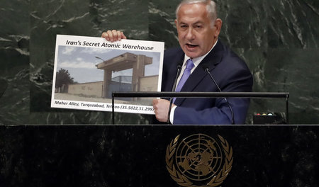 Netanjahu-Show in New York: Der israelische Premierminister präs...