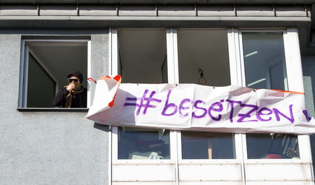 Aktivisten übernahmen in Berlin-Kreuzberg vorübergehend leersteh...