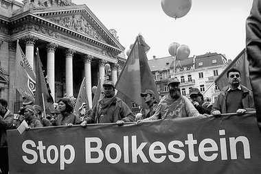 Proteste anläßlich eines EU-Gipfels in Brüssel (19.3.2005) Proteste anläßlich eines EU-Gipfels in Brüssel (19.3.2005)