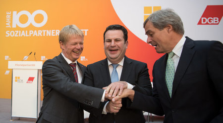Drei gegen »wilde Arbeitskämpfe« und »politische Streiks«: DGB-C...