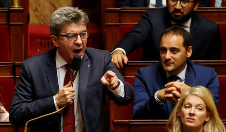 Jean-Luc Mélenchon lässt sich nicht einschüchtern (Paris, 16.10....
