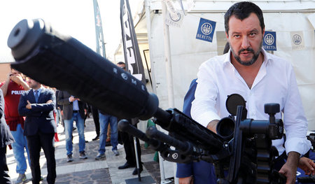 Der italienische Innenminister Matteo Salvini verfügt über beste...