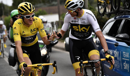 Don’t drink and drive? Gilt wohl nicht für Radler: Thomas und Fr...