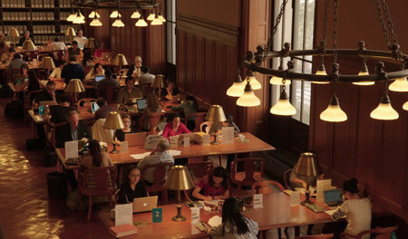 Vorbildlich voller Lesesaal: Die New York Public Library