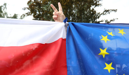 Protest gegen die Justizreform in Polen (Juli 2018)