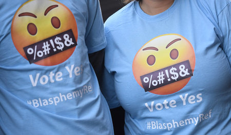 Ja zur Entkriminalisierung von Religionskritik: Wahlkampf am 18....