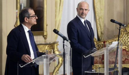 Tiefgreifende Differenzen: Der italienische Wirtschaftsminister ...