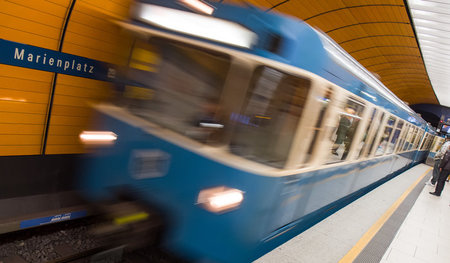 Einfahrt am Münchner U-Bahnhof Marienplatz (Archivbild)