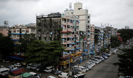 Stadtteil in der Metropole Yangon: Myanmars Regierung plant vorr...