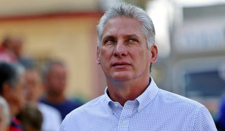 Kubas Präsident Miguel Díaz-Canel (März 2018 in Santa Clara)