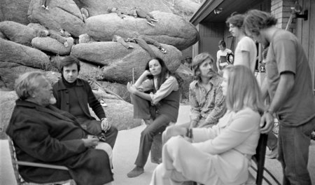 The Other Side of the Wind - hinter den Kulissen: u. a. Orson We...