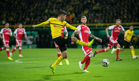 Christian Pulisic in hot action