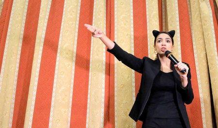 Eine Hoffnungsträgerin. Die demokratische Sozialistin Alexandria...