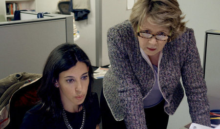 Julie Hirschfeld (l.), NYT-Korrespondentin für das Weiße Haus, u...