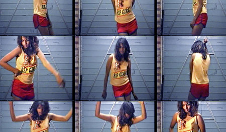 Ein Filmstrip von M.I.A. im Film von Steve Loveridge