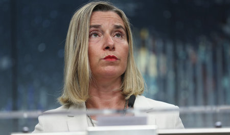 EU-Außenbeauftragte Federica Mogherini findet die Iran-Sanktione...