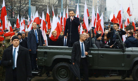 Grußwort an Nationalisten: Polens Präsident Andrzej Duda eröffne... Grußwort an Nationalisten: Polens Präsident Andrzej Duda eröffne...