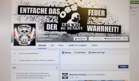 Mit ihrer Facebook-Seite hätten die OSS-Mitglieder selbst die Au...