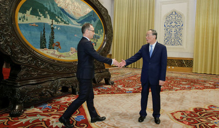 Heiko Maas trifft am Dienstag den chinesischen Vizepräsidenten W...