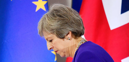 An Rückhalt verloren: Die britische Premierministerin Theresa Ma...