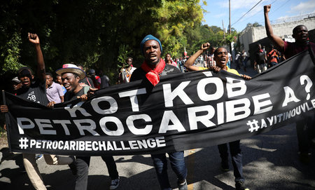 »Wo ist das Geld aus Petrocaribe?« Demonstranten fordern am Sonn...