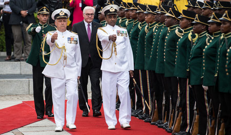 Militärische Ehren für Bundespräsident Steinmeier am Dienstag in...