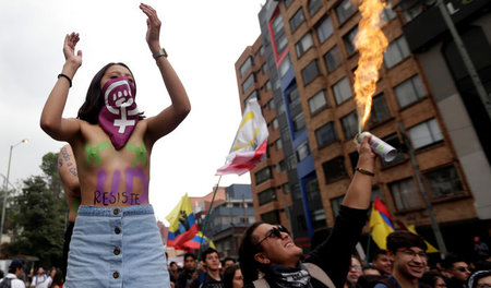 Großdemonstration gegen Duque: Am 15. November gingen in Bogotá ...