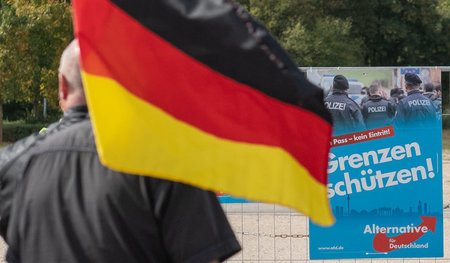 Kampf gegen die Schwachen: Demons­tration der AfD-Jugendorganisa...