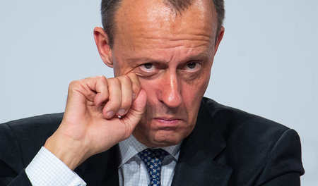 Mit allen Mitteln zum CDU-Vorsitz: Friedrich Merz am Dienstag in...