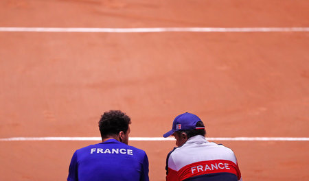 Konsequent ins sportliche Desaster: Yannick Noah und Jo-Wilfried... Konsequent ins sportliche Desaster: Yannick Noah und Jo-Wilfried...