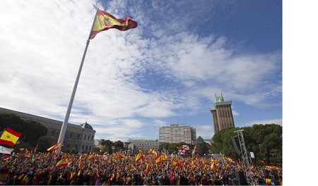 Kundgebung von »Vox« am vergangenen Sonnabend in Madrid