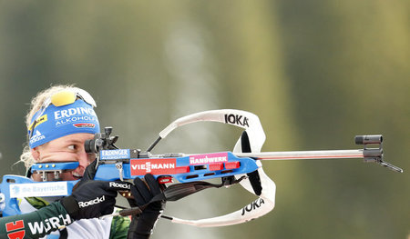 Auftakt vermasselt: Vanessa Hinz am Sonntag in Pokljuka Auftakt vermasselt: Vanessa Hinz am Sonntag in Pokljuka