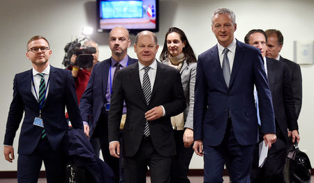 Der Vorstoß von Olaf Scholz und Bruno Le Maire findet kaum Ankla... Der Vorstoß von Olaf Scholz und Bruno Le Maire findet kaum Ankla...