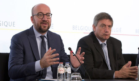 Koalition in der Krise: Belgiens Regierungschef Charles Michel u...