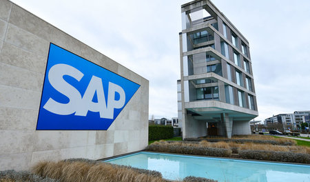Ohne Rücksicht auf Verluste: Gebäude des SAP-Konzerns in Walldor...